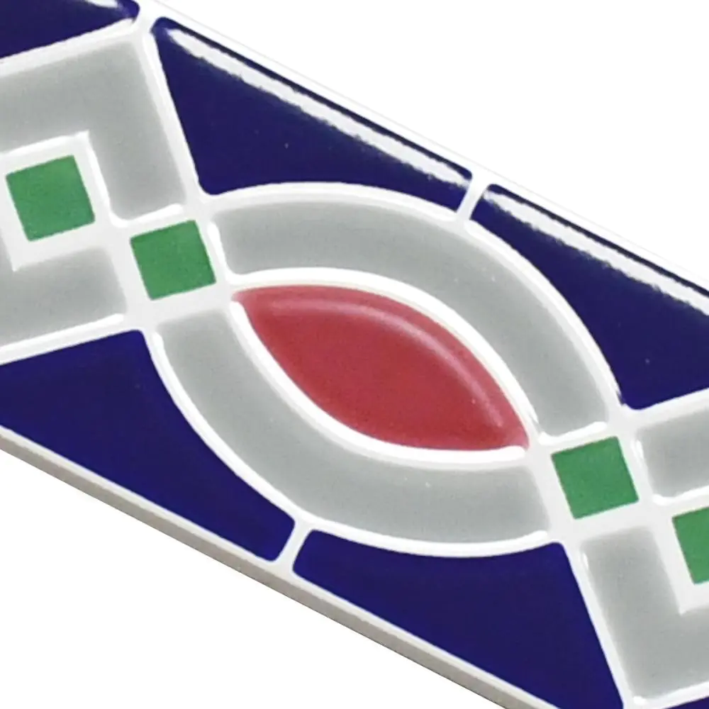 Bordüre Villeroy & Boch Nr.986 1483 SH78 Creative System Tanger mehrfarbig 6,5x20 cm I.Sorte