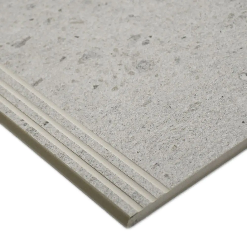 Treppenauftritt Villeroy & Boch 2732 SB10 Aberdeen peral hellgrau 30x120 cm I.Sorte