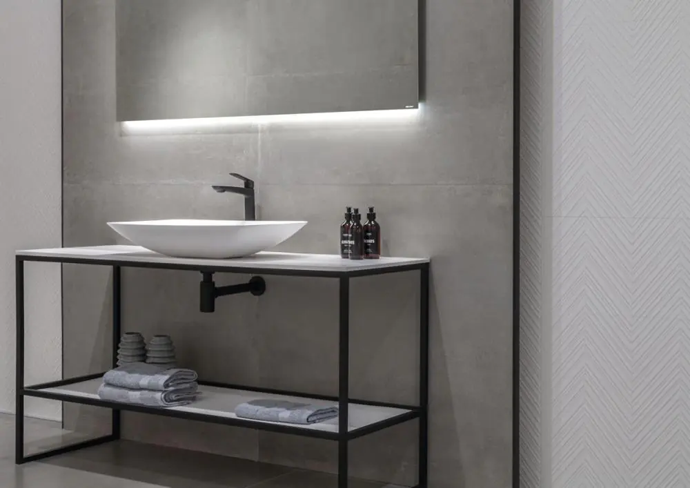 Bodenfliese Cifre Industrial silver grau 60x120 cm I.Sorte Bodenfliese Cifre Industrial silver grau 60x120 cm I.Sorte