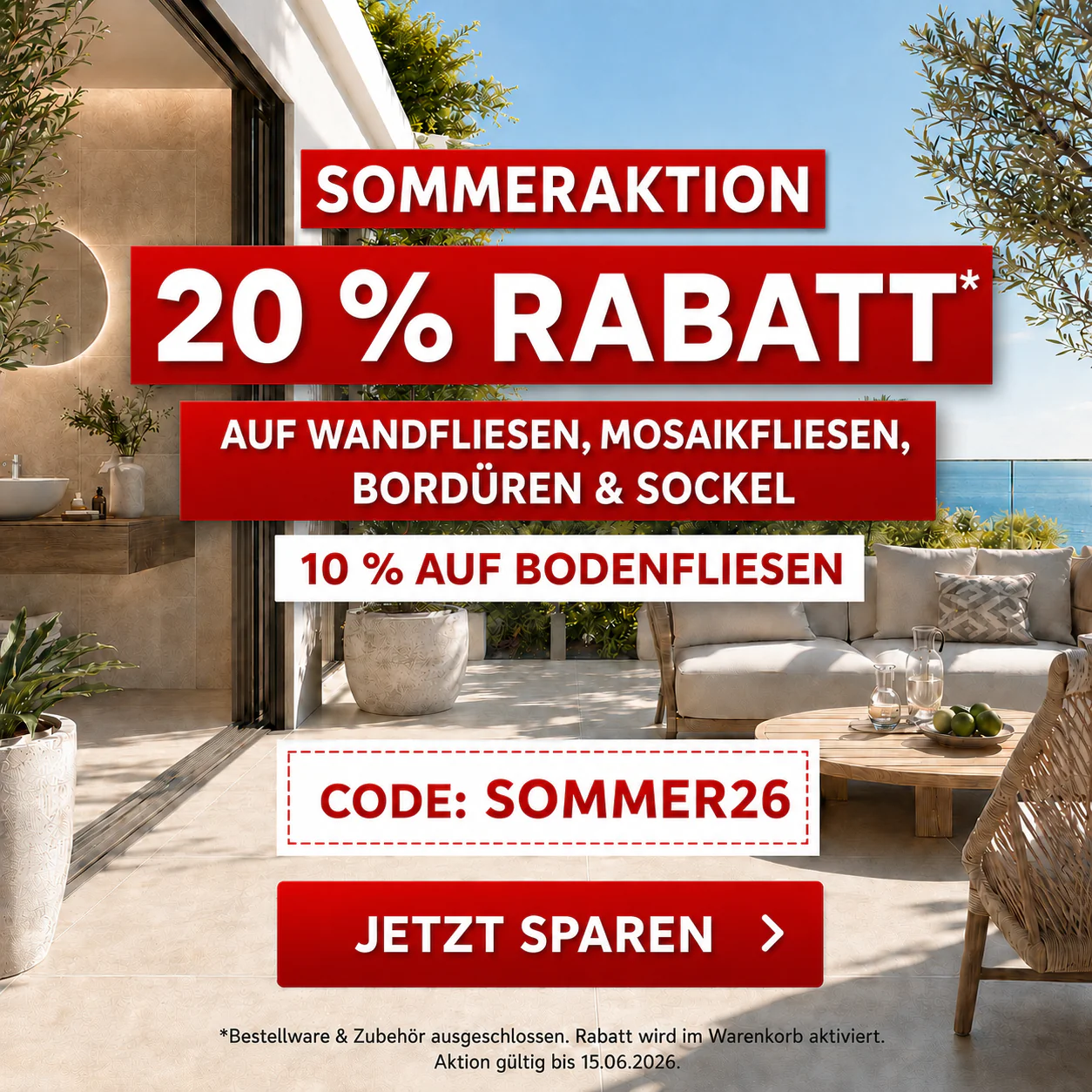 Rabattaktion Sommer 2026