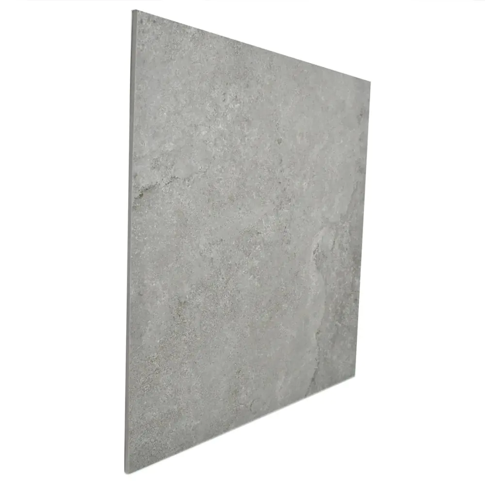 Terrassenplatte VitrA K957673 Naturalux Crosscut dark grey dunkelgrau 60x60 cm I.Sorte