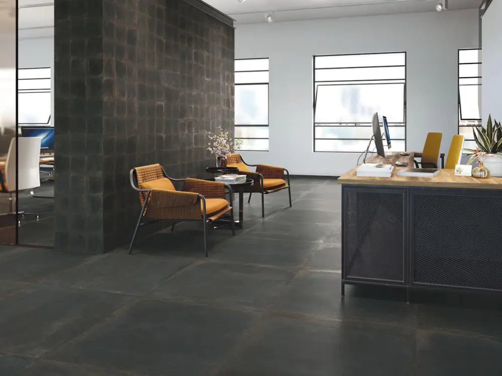 Bodenfliese Cifre Industrial black anthrazit 60x120 cm I.Sorte Bodenfliese Cifre Industrial black anthrazit 60x120 cm I.Sorte