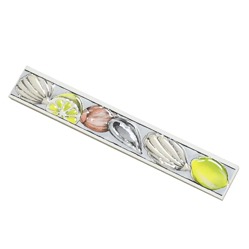 Bordüre Villeroy & Boch Nr.860 1643 LJ66 Lobster mehrfarbig 3x20 cm I.Sorte