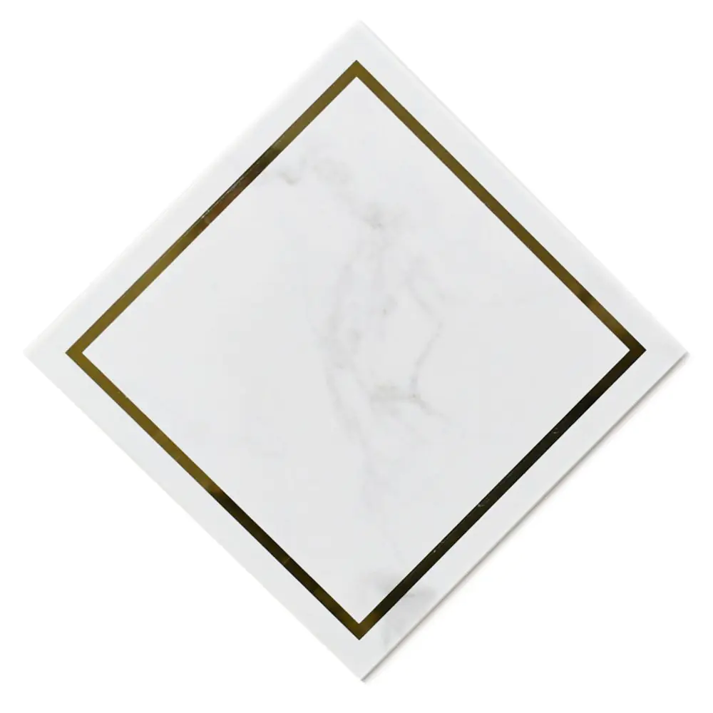 Wandfliese Dekor Villeroy & Boch 1222 MK0I Victorian white-gold weiß gold 20x20 cm I.Sorte Wandfliese Dekor Villeroy & Boch 1222 MK0I Victorian white-gold weiß gold 20x20 cm I.Sorte