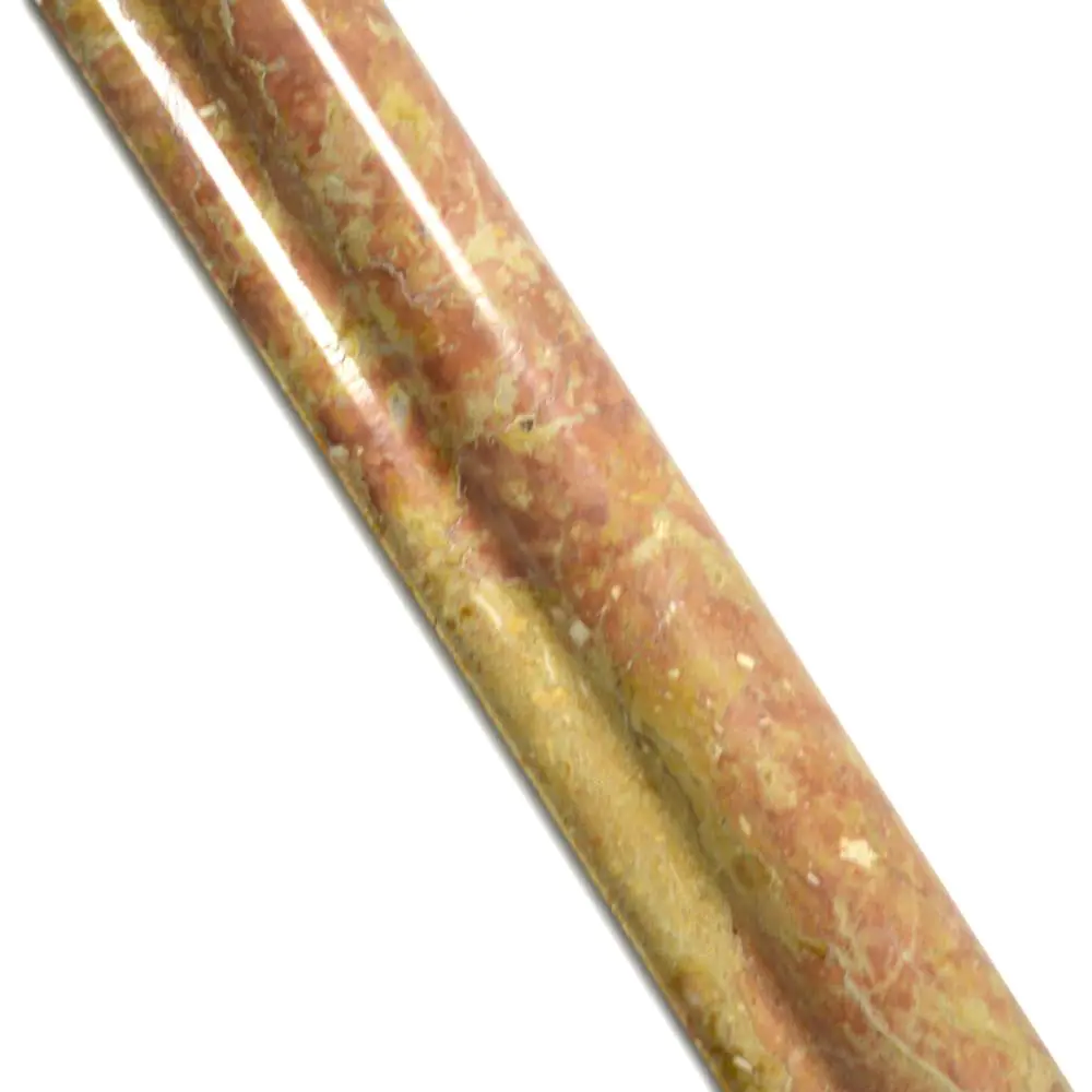 Bordüre Villeroy & Boch M2 Bullnose Marmor rot orange braun 5x30 cm I.Sorte Bordüre Villeroy & Boch M2 Bullnose Marmor rot orange braun 5x30 cm I.Sorte