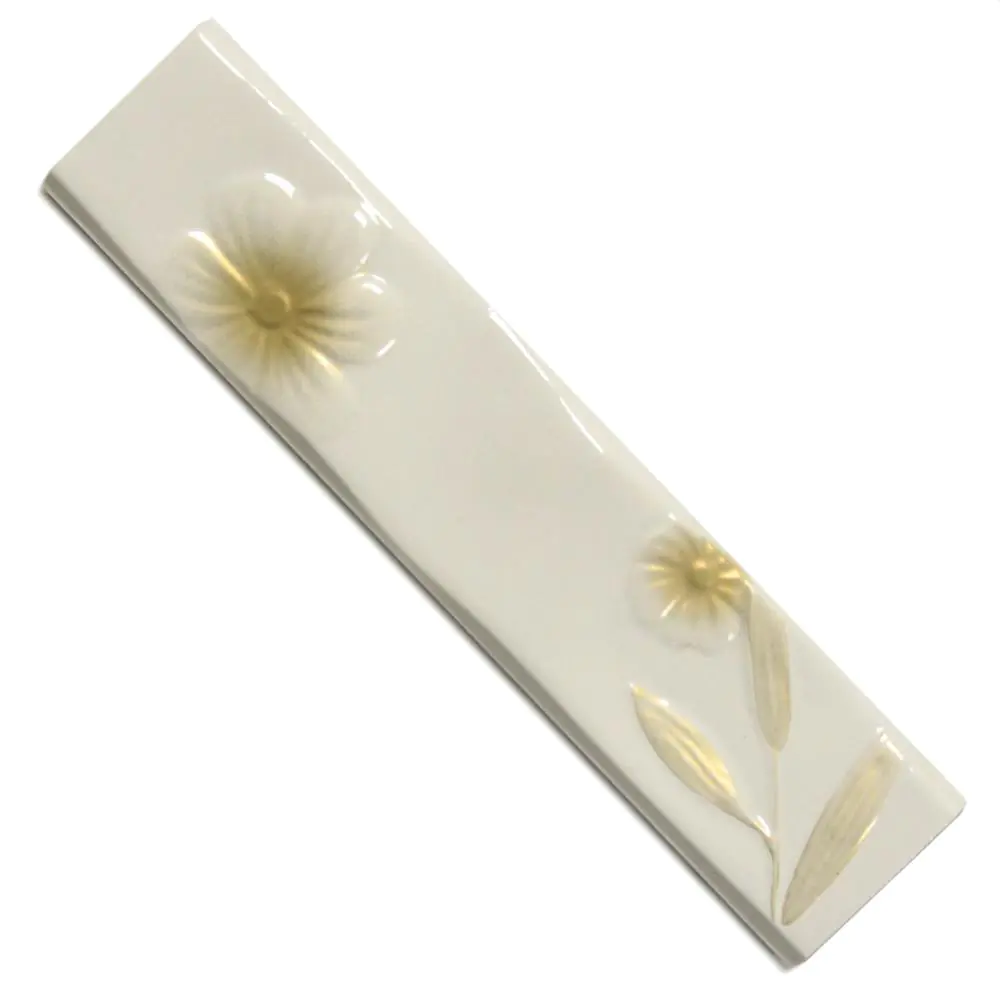 Bordüre Villeroy & Boch 1732 FL27 White Classic weiß beige 5,5x25 cm I.Sorte Bordüre Villeroy & Boch 1732 FL27 White Classic weiß beige 5,5x25 cm I.Sorte
