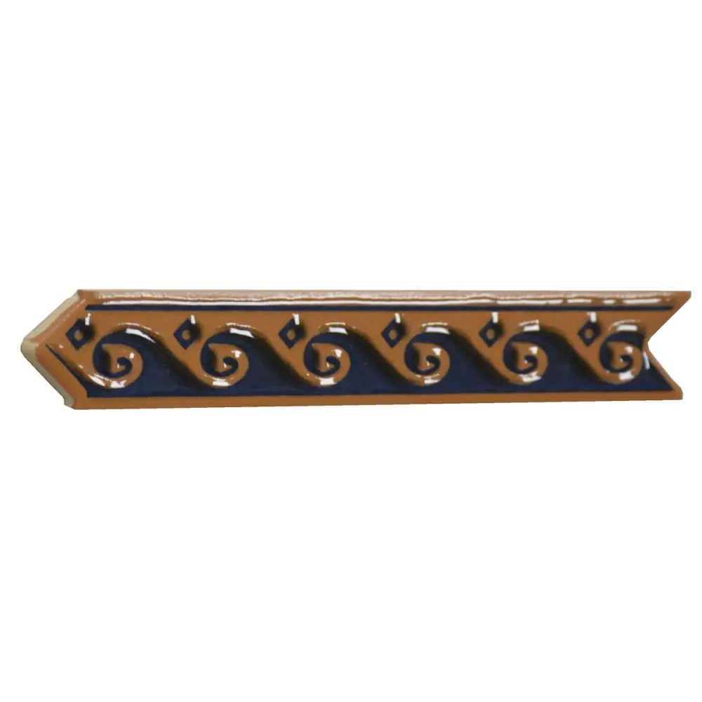 Bordüre Ikon Nr.518 203-1 GVS cotto blau 3x20 cm