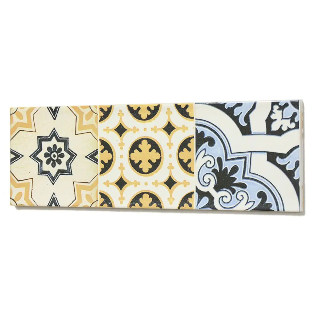 Wandfliese Dekor Cifre Bulevar warm multicolor 10x30 cm I.Sorte Wandfliese Dekor Cifre Bulevar warm multicolor 10x30 cm I.Sorte