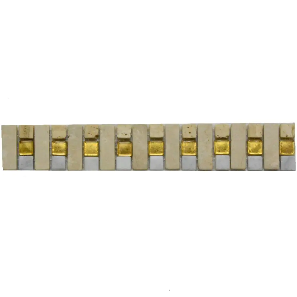 Bordüre Foredil vari goldcreme beige weiß 5x30 cm Bordüre Foredil vari goldcreme beige weiß 5x30 cm