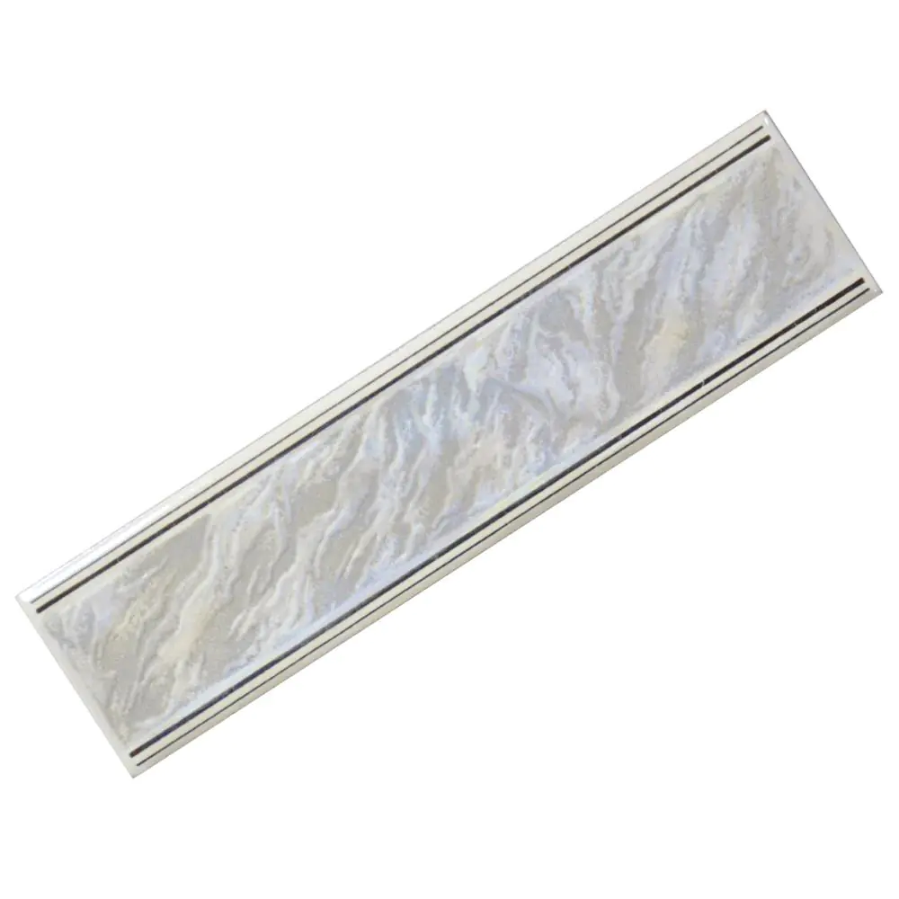Bordüre Nr.462 weiß blau silber 5x20 cm