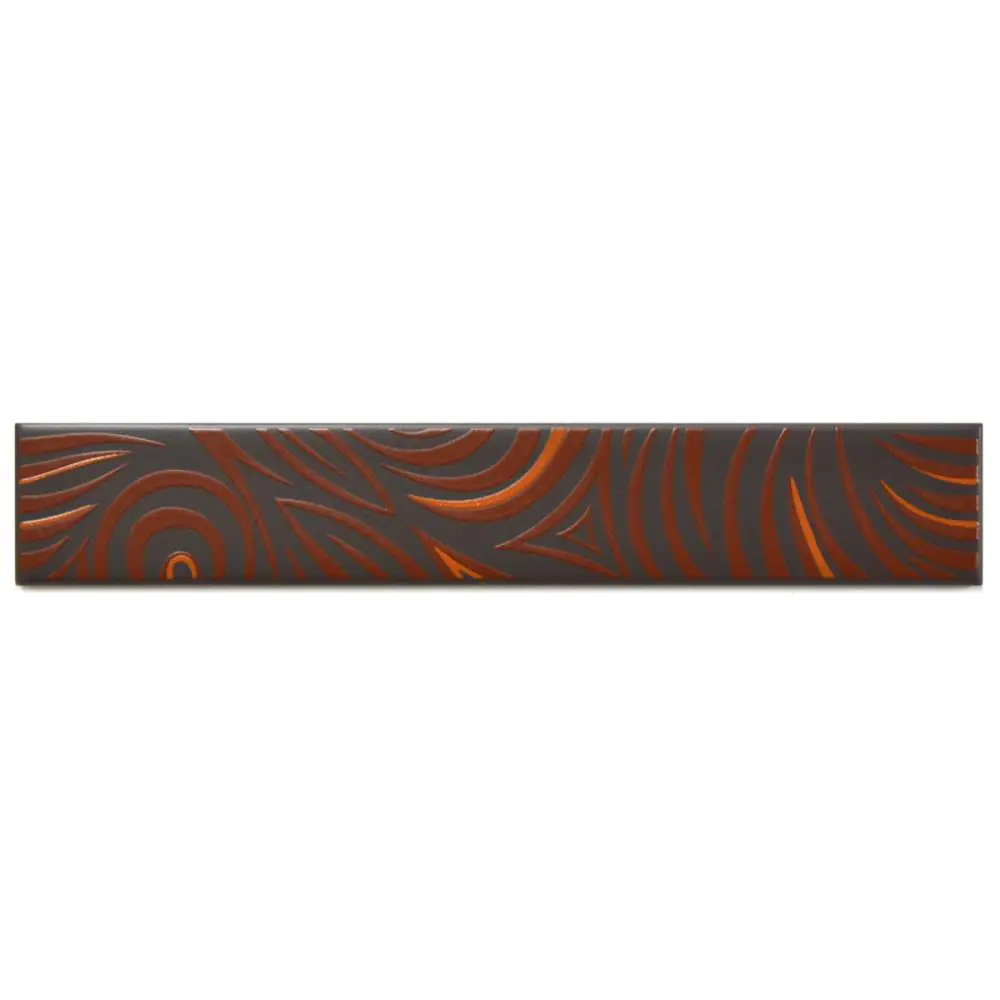 Bordüre Villeroy & Boch Nr.290 1383 AF8C Cape Town braun orange 5x30 cm Bordüre Villeroy & Boch Nr.290 1383 AF8C Cape Town braun orange 5x30 cm