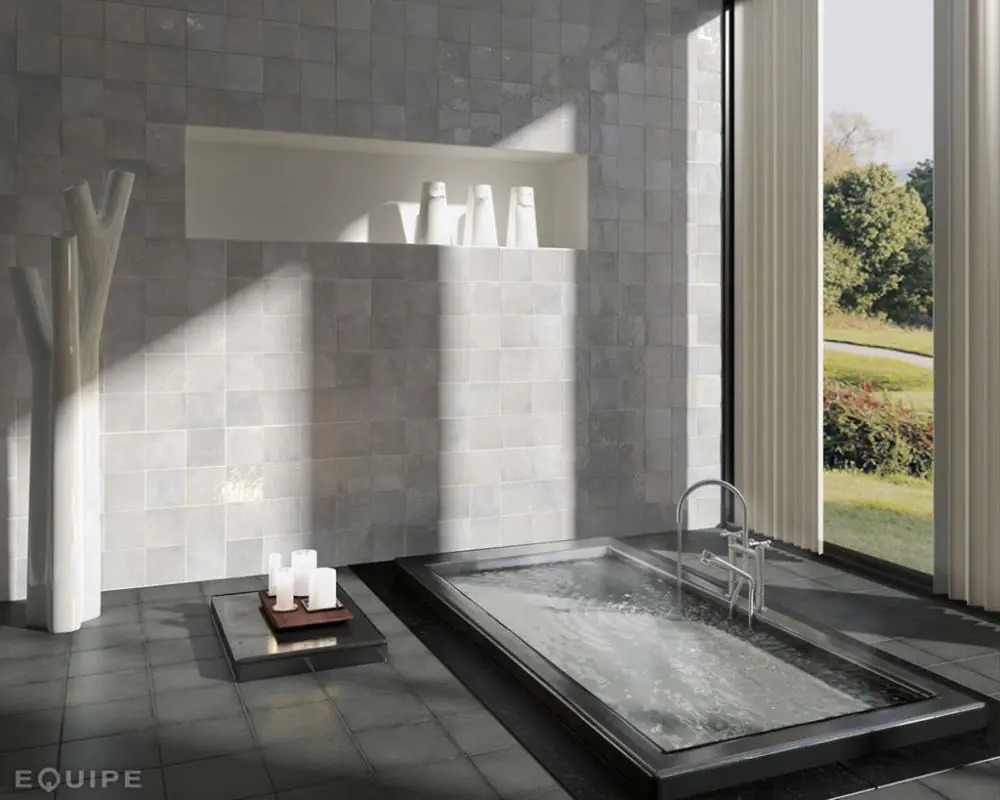 Wandfliese Equipe Ceramicas 24459 Artisan alabaster grau 13,2x13,2 cm I.Sorte Wandfliese Equipe Ceramicas 24459 Artisan alabaster grau 13,2x13,2 cm I.Sorte