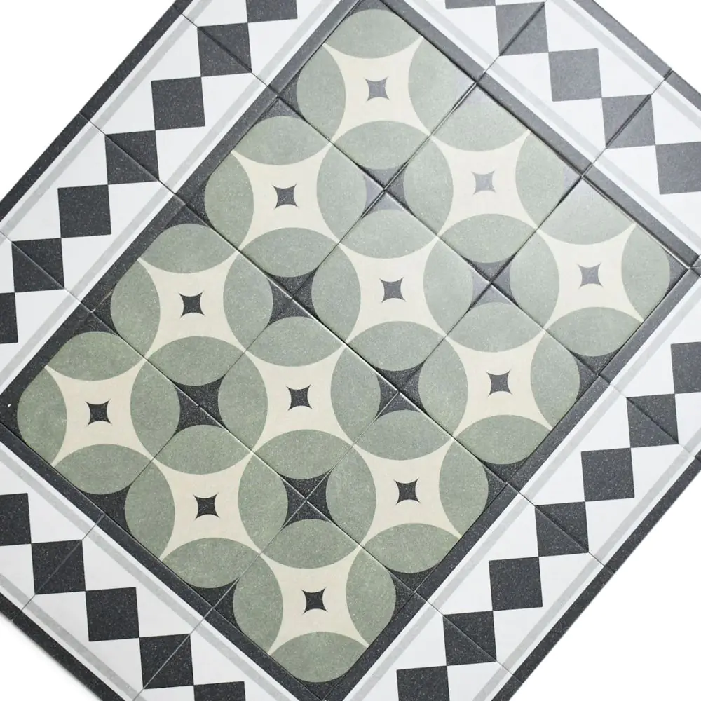 Bodenfliese Dekor Villeroy & Boch 2220 AM5I Alt Mettlach 2.0 mehrfarbig 20x20 cm I.Sorte