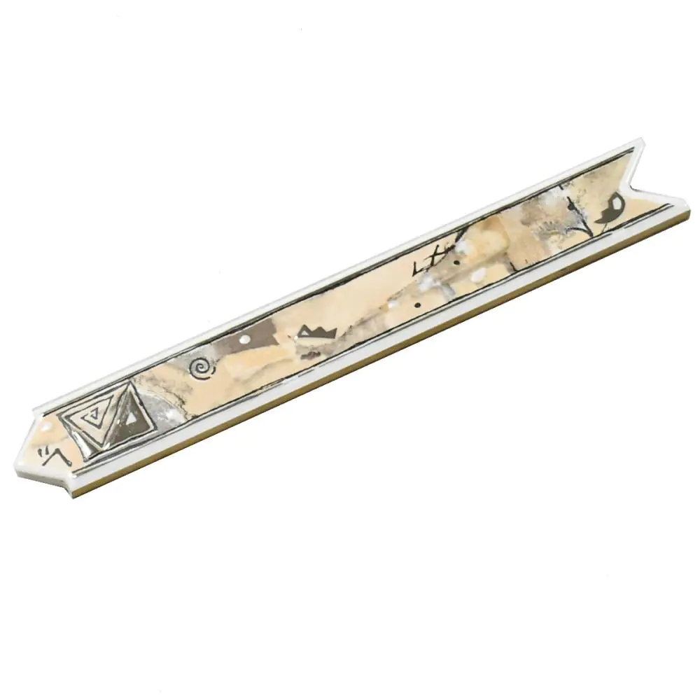 Bordüre HPH Placke Nr.637 Mini-Morella beige grau silber 3,5x25 cm