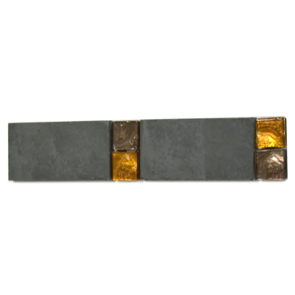 Bordüre Foredil Nr.114 anthrazit bronze gold 5x25 cm Bordüre Foredil Nr.114 anthrazit bronze gold 5x25 cm