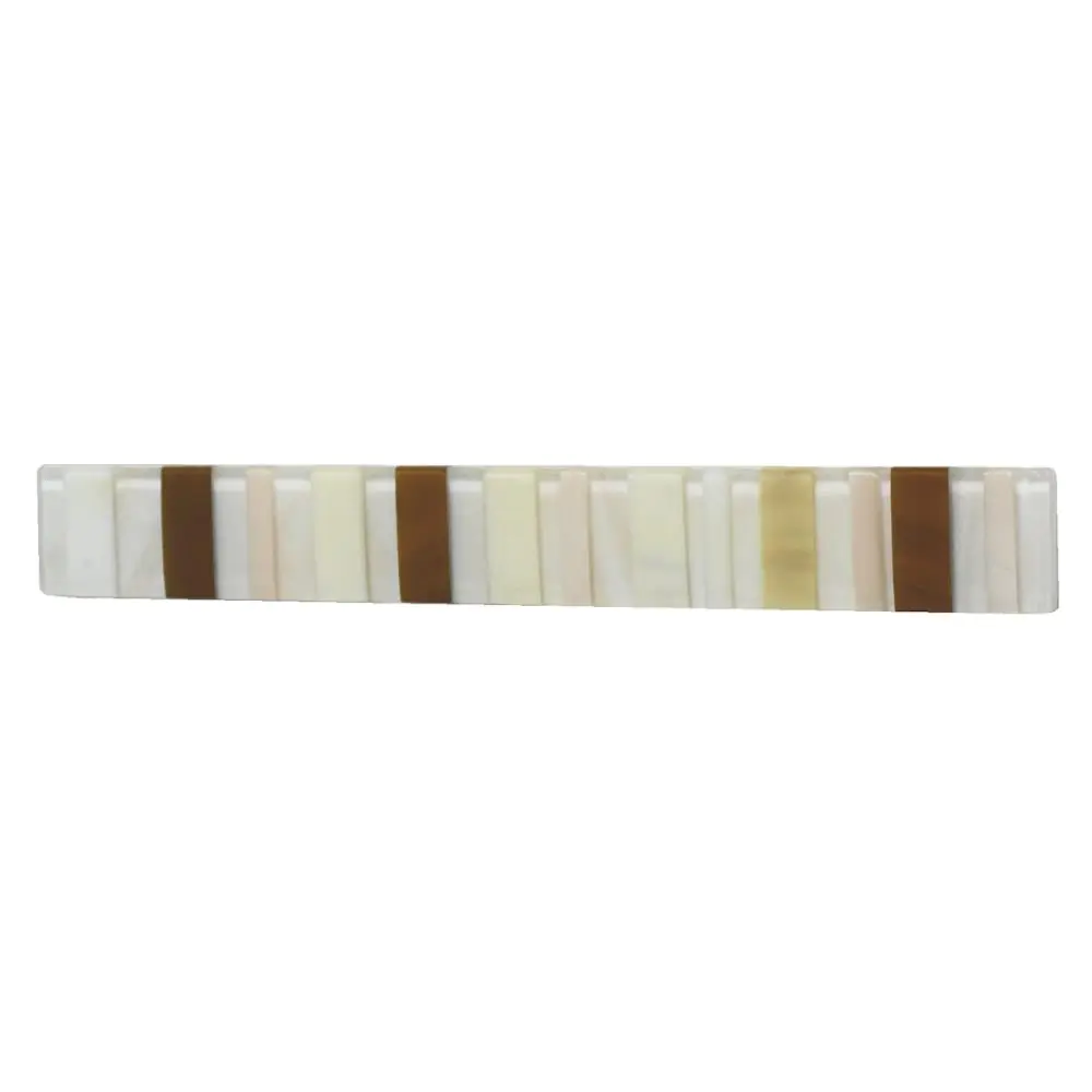 Bordüre Nr.653 creme braun Streifen 3,5x30 cm