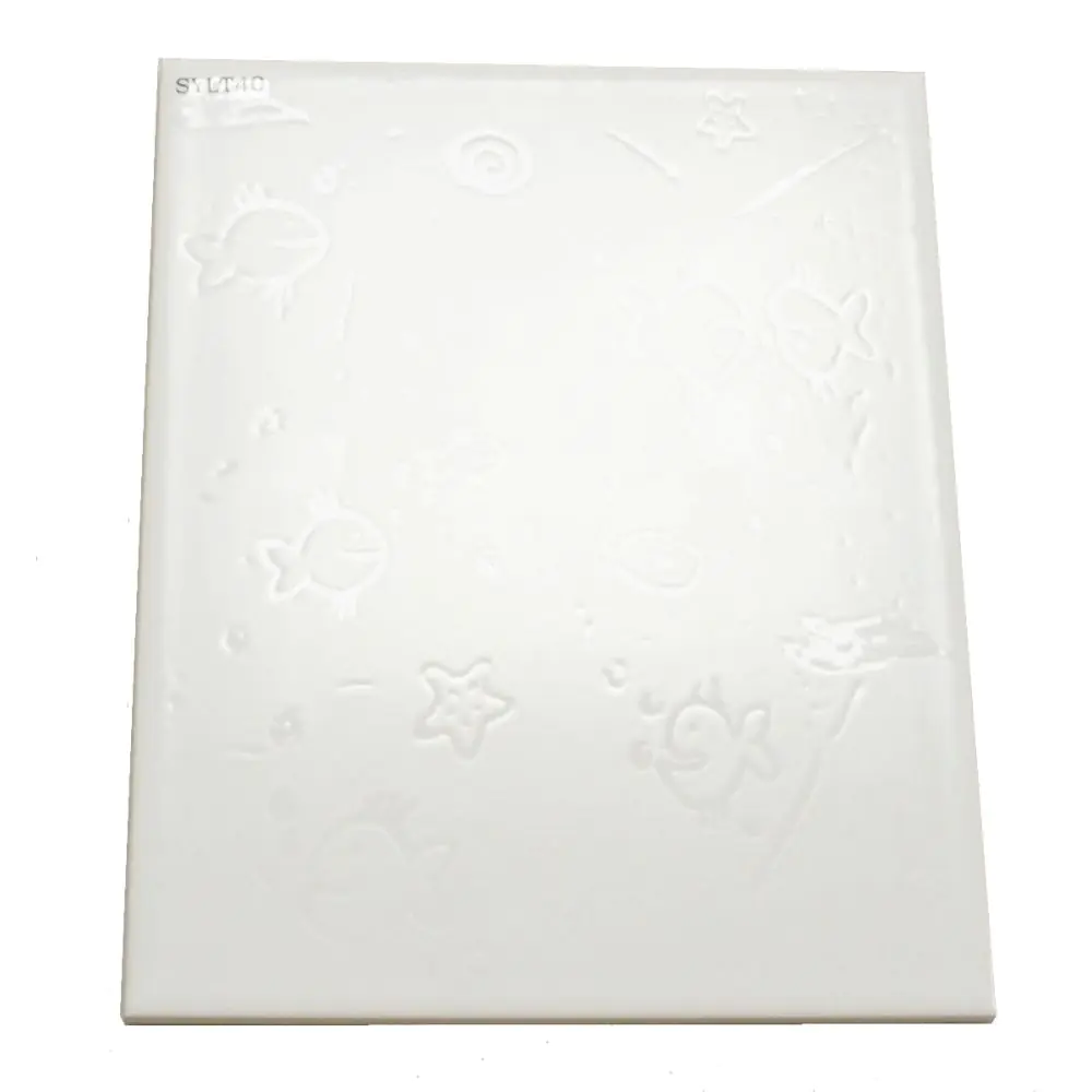 Wandfliese Grohn SYT40 Sylt Fische weiß 20x25 cm I.Sorte