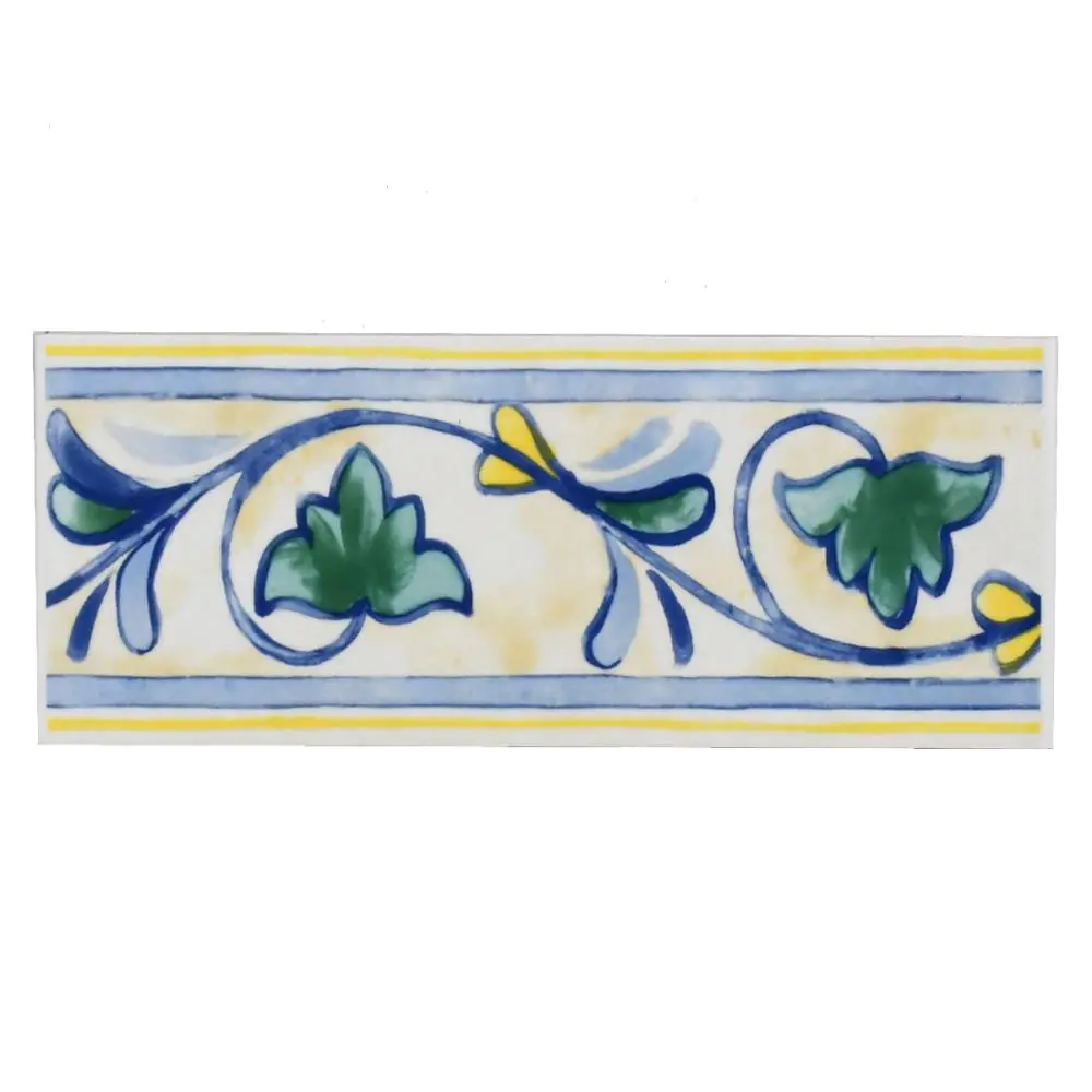 Bordüre Lea Ceramiche Nr.532 Listello floreale murales mehrfarbig 8x20 cm