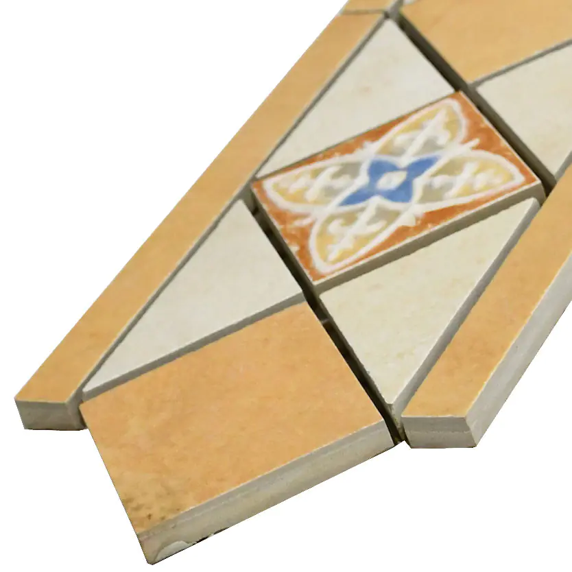 Bordüre Villeroy & Boch Nr.829 3313 FE81 Castello mehrfarbig 11,6x33 cm I.Sorte
