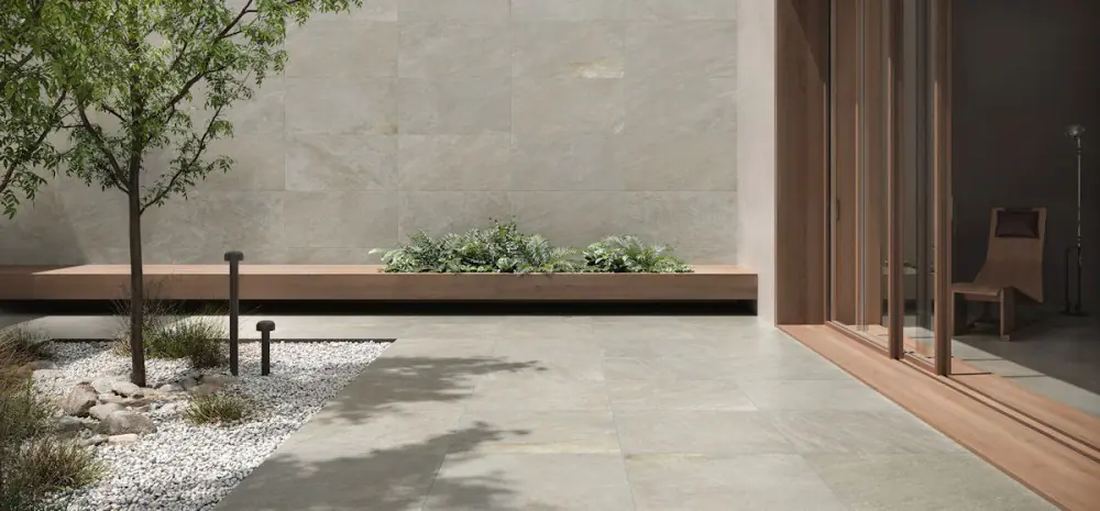 Terrassenplatte Villeroy & Boch 2864 RC10 Montagne Garden ivory grau weiß 60x60 cm II.Sorte