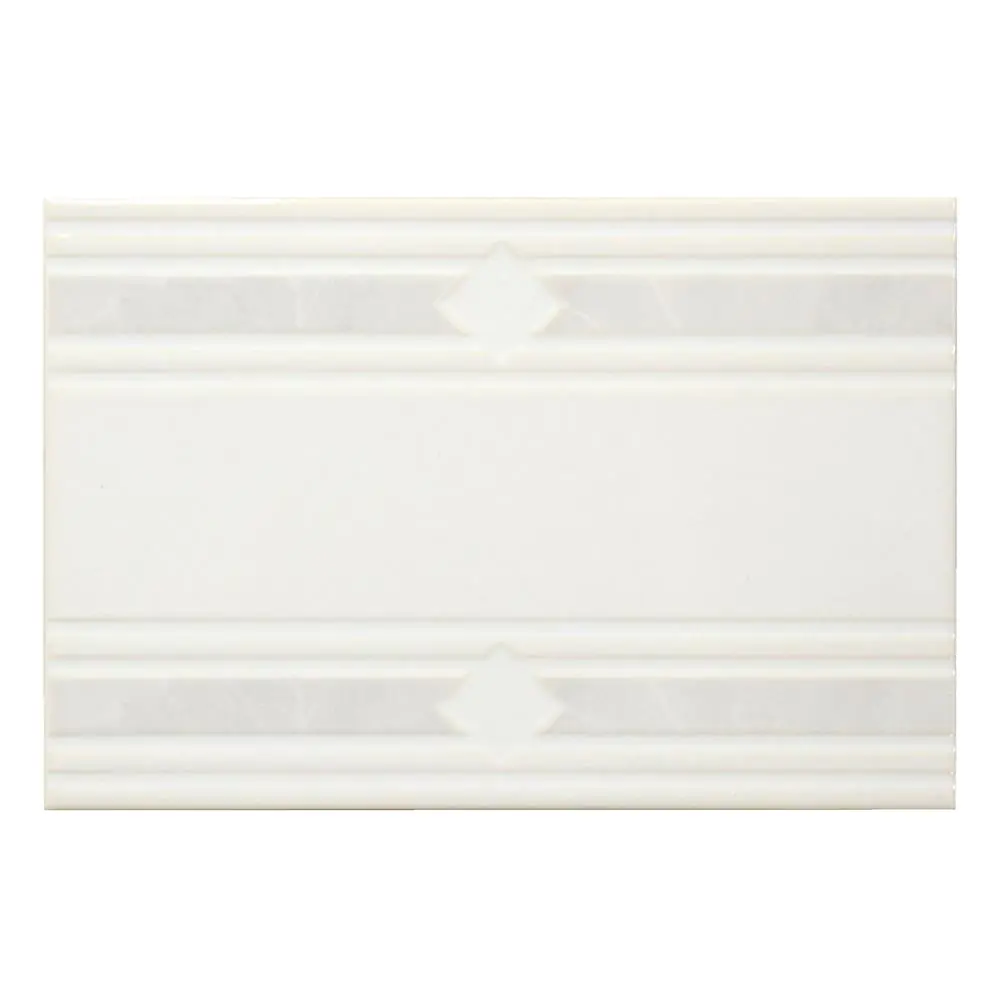 Bordüre Villeroy & Boch Nr.455 1351 P19G weiß creme grau 20x30 cm