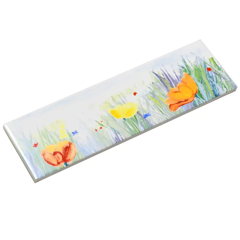 Bordüre Villeroy & Boch Nr.839 1456 KC15 Multiply mehrfarbig 7,5x25 cm I.Sorte