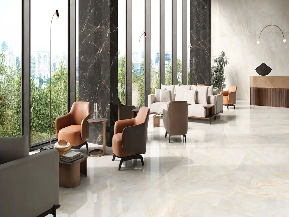 Bodenfliese Villeroy & Boch 2961 M11P Marble Selection calacatta gold beige grau gold 120x120 cm