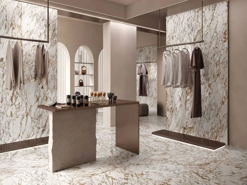 Bodenfliese Villeroy & Boch 2961 M11P Marble Selection calacatta gold beige grau gold 120x120 cm