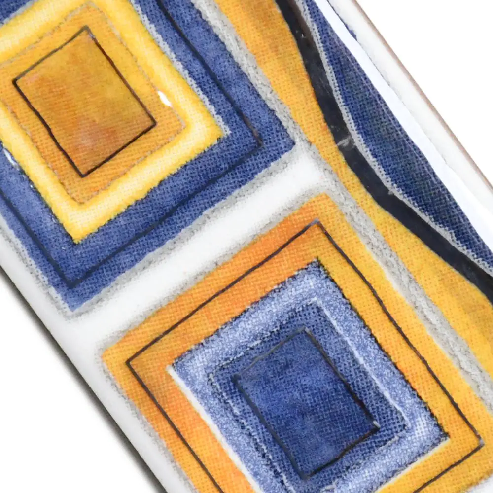 Bordüre Aparici Ceramicas Nr.1015 Tropico-1 azul mehrfarbig 5x25 cm I.Sorte