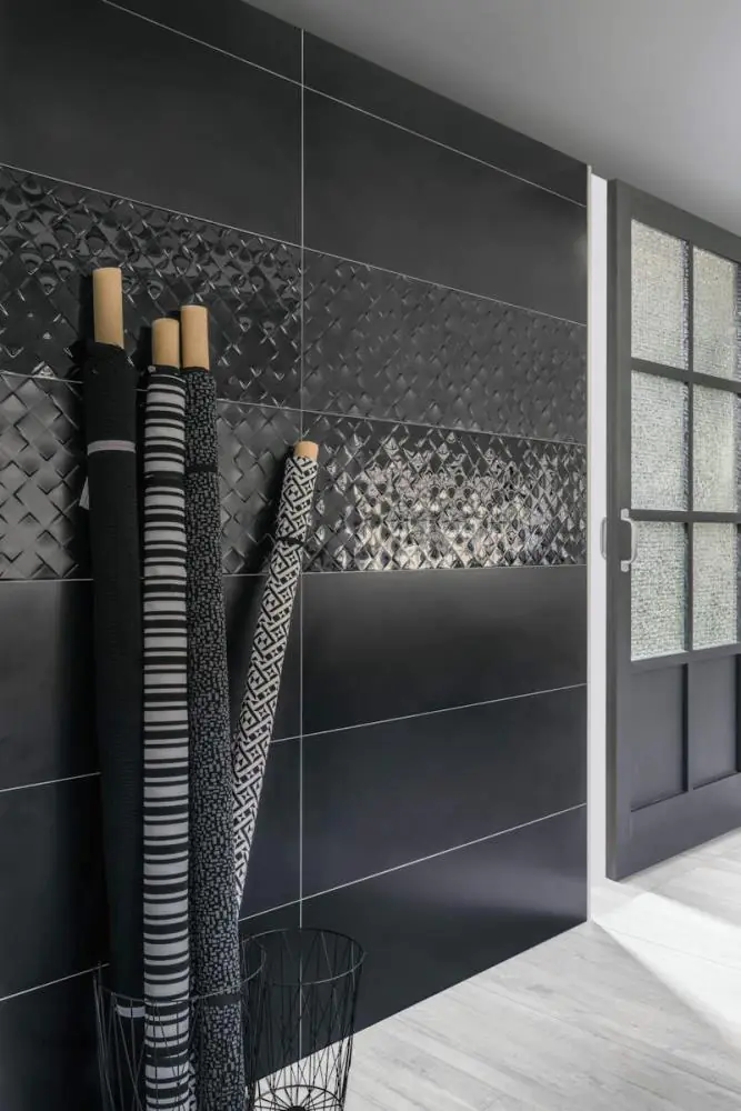 Wandfliese Villeroy & Boch 1440 BL90 Monochrome Magic schwarz 40x120 cm I.Sorte Wandfliese Villeroy & Boch 1440 BL90 Monochrome Magic schwarz 40x120 cm I.Sorte