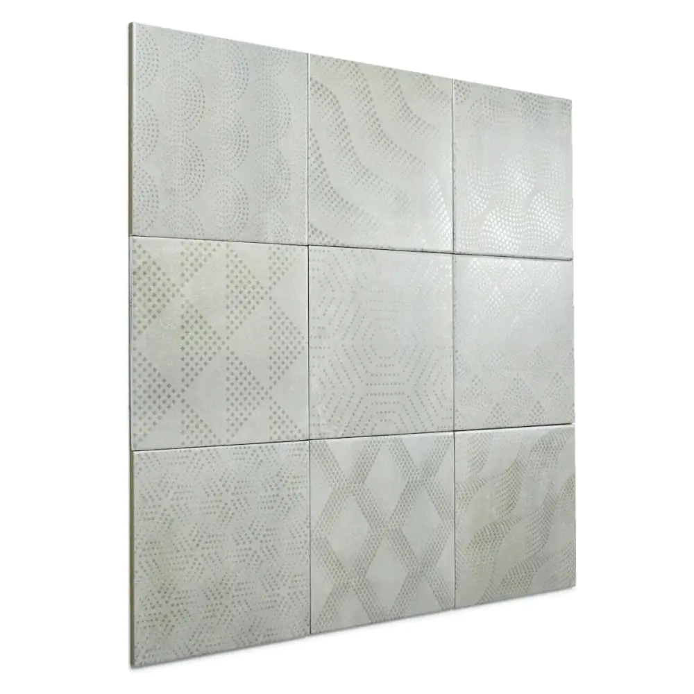 Bodenfliese Dekor Cifre Industrial silver grau 20x20 cm I.Sorte Bodenfliese Dekor Cifre Industrial silver grau 20x20 cm I.Sorte