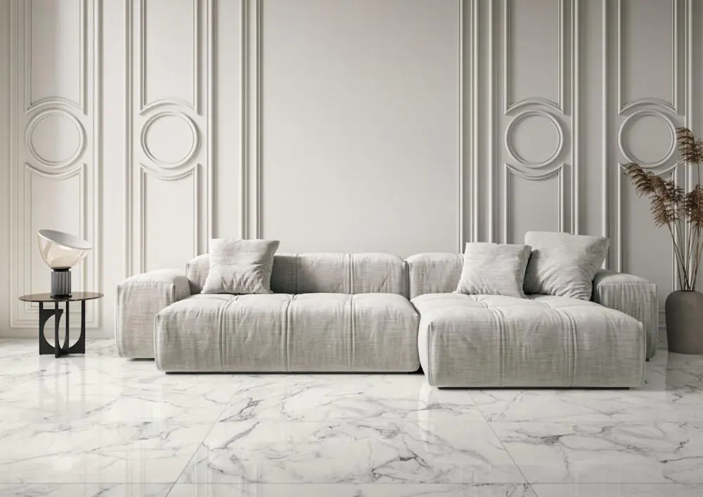 Bordüre Villeroy & Boch 2697 MA66 Marble Arch silver silber 10x120 cm I.Sorte