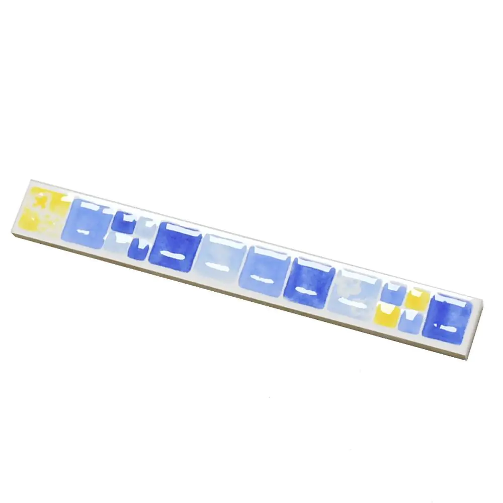 Bordüre Villeroy & Boch Nr.748 1454 KC26 Multiply Arctica blau weiß gelb 3x25 cm