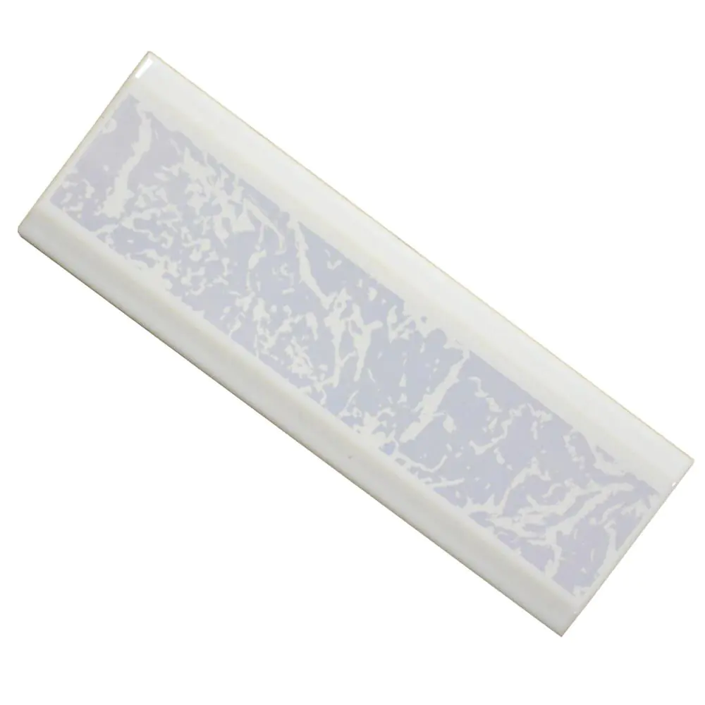 Bordüre Villeroy & Boch Nr.499 1453 EM42 silber weiß 6,5x20 cm I.Sorte