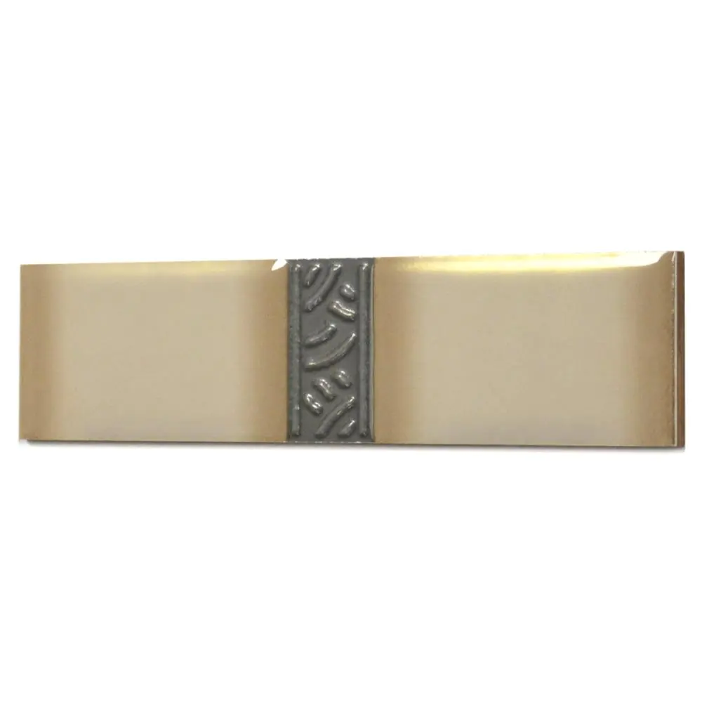 Bordüre Omega Nr.324 Madre perla gold silber 6,5x25 cm I.Sorte Bordüre Omega Nr.324 Madre perla gold silber 6,5x25 cm I.Sorte