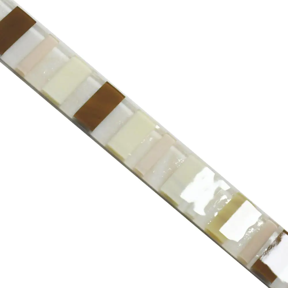 Bordüre Nr.653 creme braun Streifen 3,5x30 cm