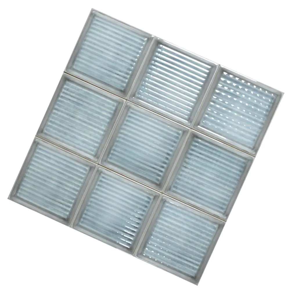 Wandfliese Iris Ceramica 563545 Glass Blocks azure blau 20x20 cm I.Sorte