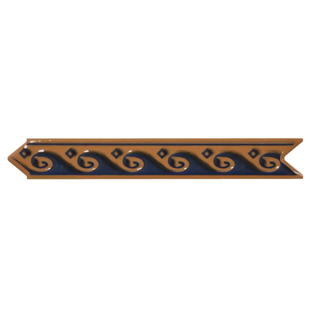 Bordüre Ikon Nr.518 203-1 GVS cotto blau 3x20 cm