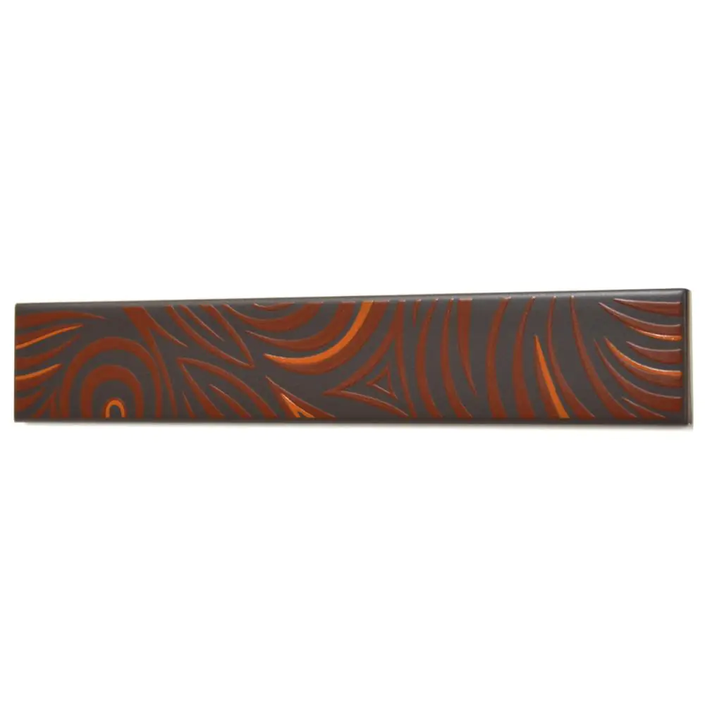 Bordüre Villeroy & Boch Nr.290 1383 AF8C Cape Town braun orange 5x30 cm Bordüre Villeroy & Boch Nr.290 1383 AF8C Cape Town braun orange 5x30 cm