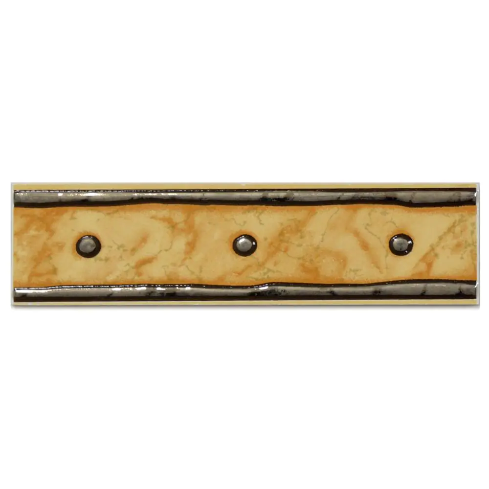 Bordüre Engers Nr.292 cotto orange braun grau 6,5x25 cm I.Sorte Bordüre Engers Nr.292 cotto orange braun grau 6,5x25 cm I.Sorte