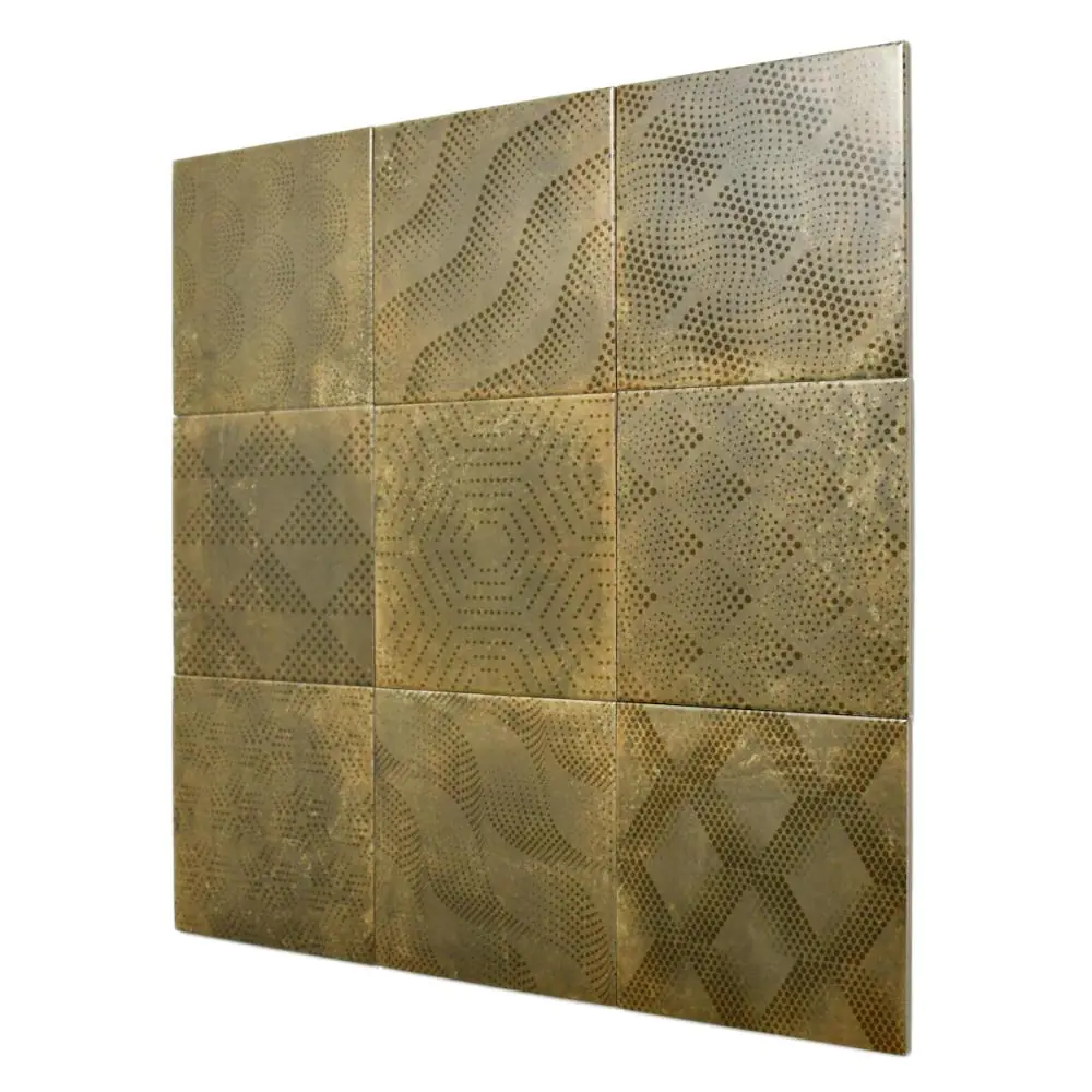 Bodenfliese Dekor Cifre Industrial copper braun 20x20 cm I.Sorte Bodenfliese Dekor Cifre Industrial copper braun 20x20 cm I.Sorte