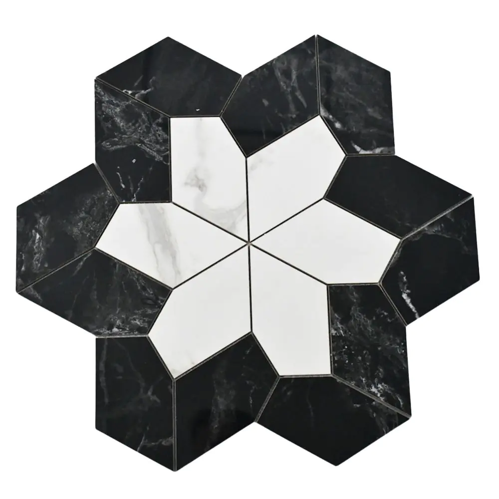 Wandfliese Dekor Villeroy & Boch 2044 ZN9P Nocturne black  60x60 cm I.Sorte