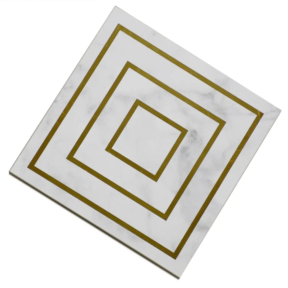 Wandfliese Dekor Villeroy & Boch 1222 MK0J Victorian white gold weiß 20x20 cm I.Sorte