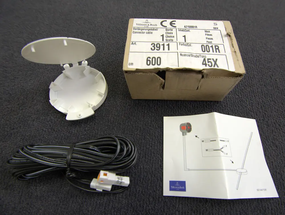 LED Beleuchtung Villeroy & Boch Light Tiles Zubehör 3911 Verlängerungskabel LED Beleuchtung Villeroy & Boch Light Tiles Zubehör 3911 Verlängerungskabel