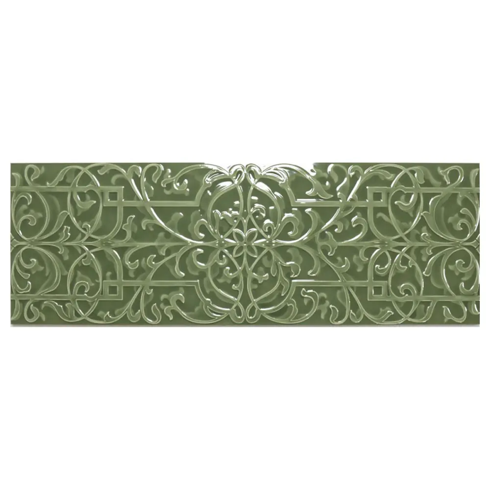 Wandfliese Dekor Villeroy & Boch 1335 AN51 Mon Coeur mint grün 30x90 cm I Sorte Wandfliese Dekor Villeroy & Boch 1335 AN51 Mon Coeur mint grün 30x90 cm I Sorte