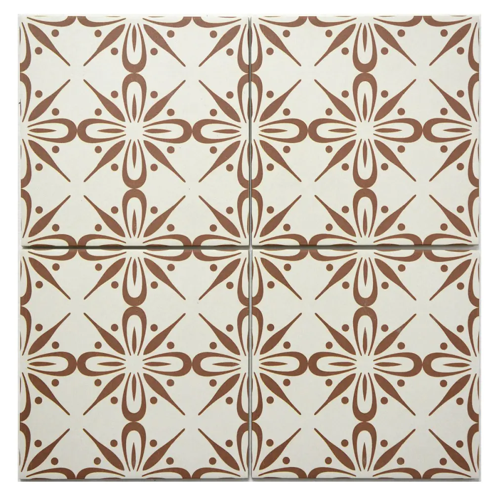 Bodenfliese Dekor Klingenberg 50219 Antique Milano braun 20x20 cm I.Sorte Bodenfliese Dekor Klingenberg 50219 Antique Milano braun 20x20 cm I.Sorte