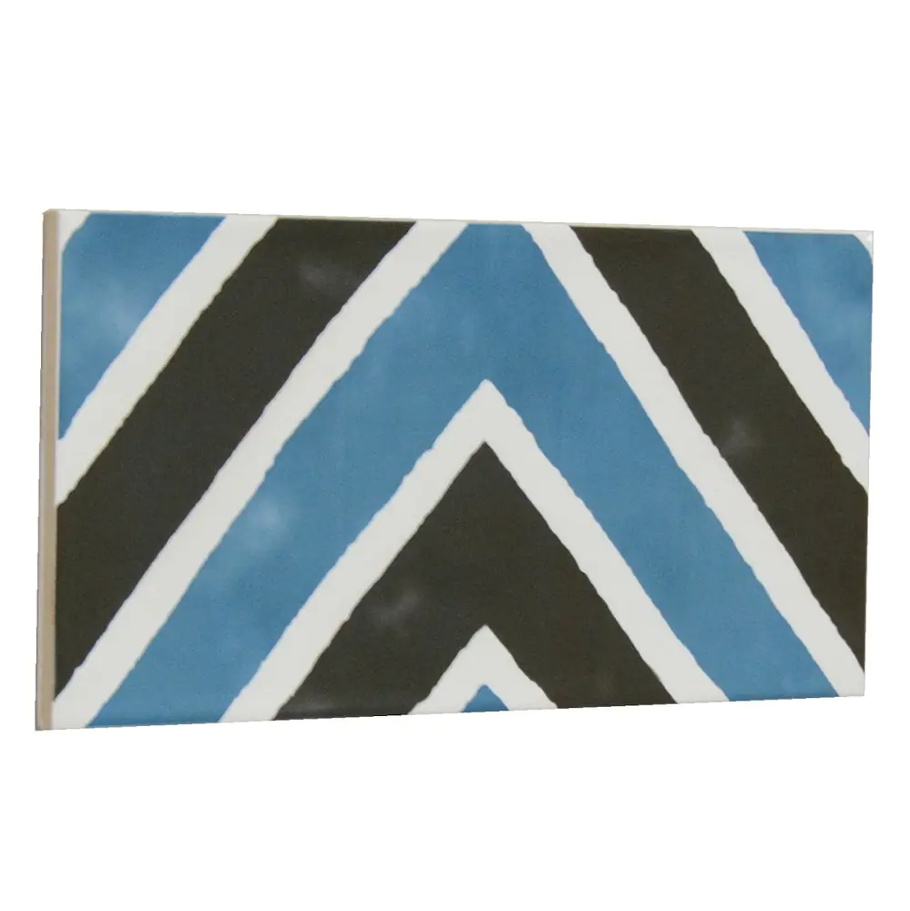 Wandfliese Dekor Cifre Atmosphere Ask marine blau schwarz weiß 12,5x25 cm I.Sorte Wandfliese Dekor Cifre Atmosphere Ask marine blau schwarz weiß 12,5x25 cm I.Sorte