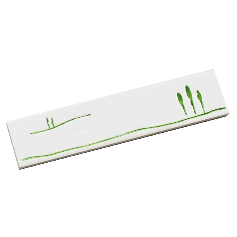Bordüre Villeroy & Boch Nr.870 1804 WB23 White Energy weiß grün 5x22 cm I.Sorte