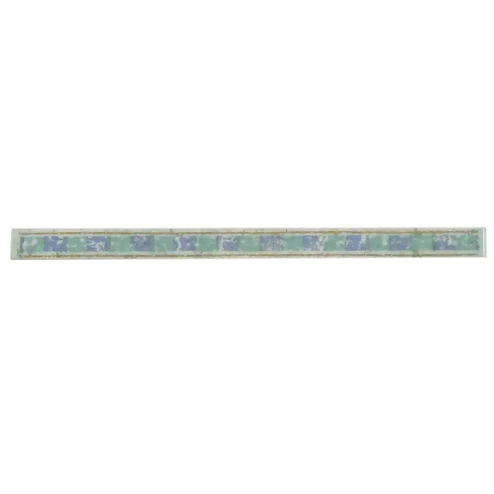 Bordüre E5782 grün blau beige 1,2x20 cm I.Sorte