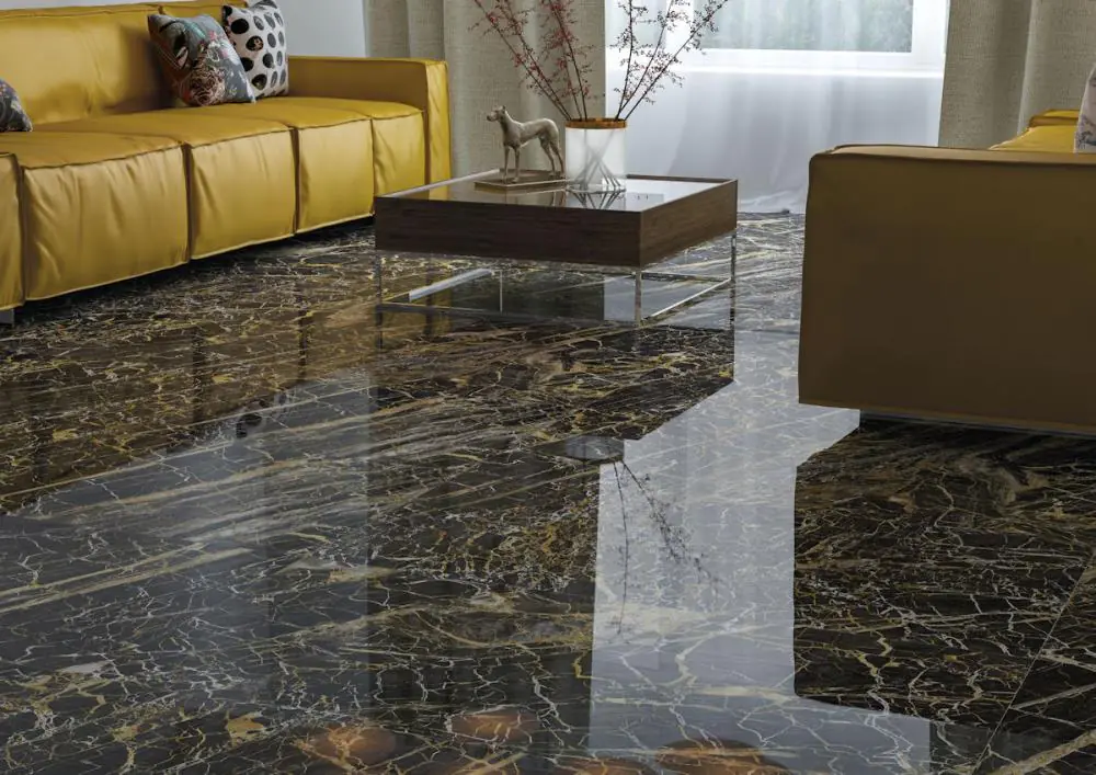 Mosaik Cifre Golden black pulido schwarz gold